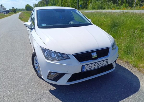 Seat Ibiza cena 43500 przebieg: 63000, rok produkcji 2018 z Słupsk małe 704